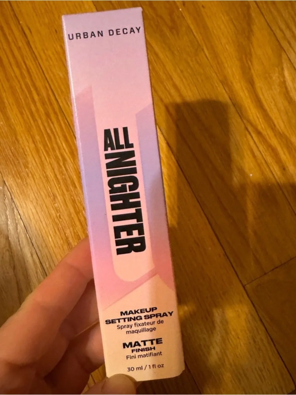Urban Decay All Nighter Makeup Setting Spray Matte Finish
